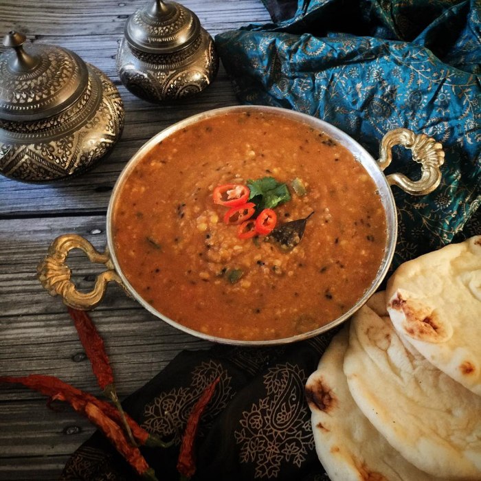 Creamy dal tadka with tempered spices